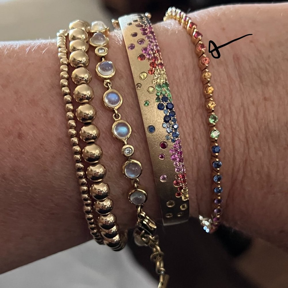 Dilamani Rainbow Sapphire Bracelet